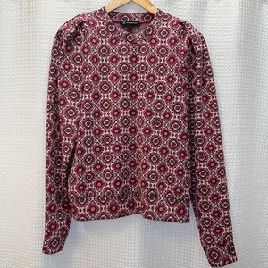 INC international concepts Puff Shoulder-long sleeve- medium